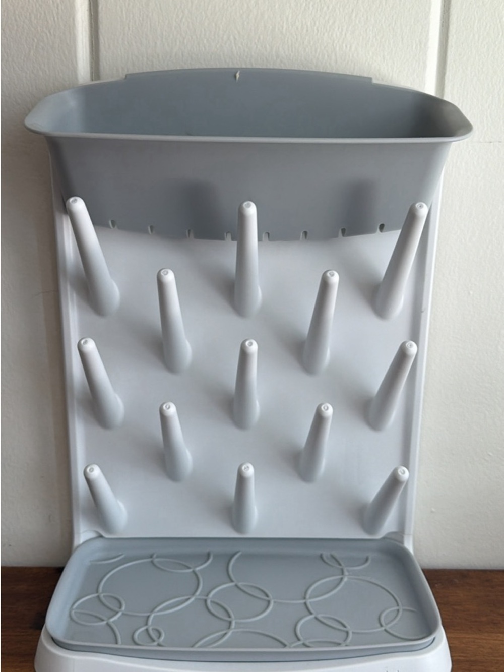 Ubbi Bottle Drying Rack in Light Gray - Picture 3 of 3